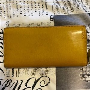Authentic Coach accordion wallet